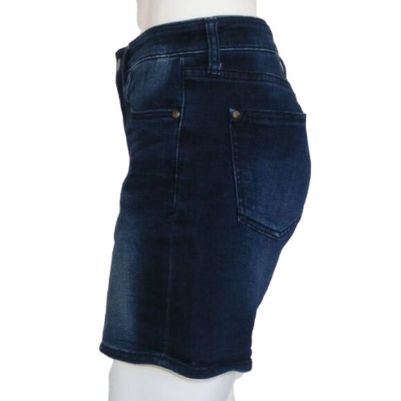 PILCRO/ANTHRO Jean Shorts, 27, Stet, Rolled Cuffs, Zipper fly, Pockets, Blue - Picture 8 of 11